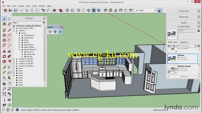 3部Lynda系列的SketchUp教程的图片3