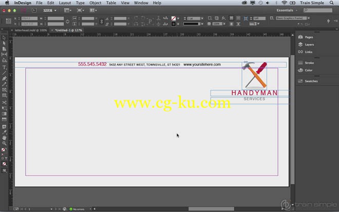 7部Train Simple 系列 INDESIGN 教程的图片1