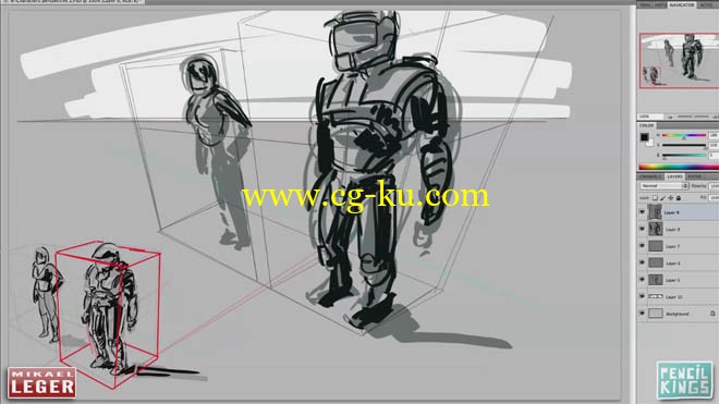Deep Space Environment video series - how to learn perspective and create a deep space的图片1