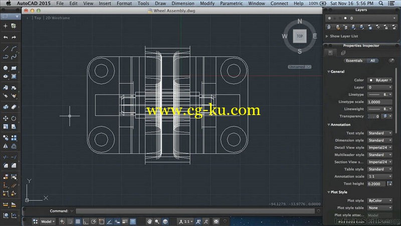 ​InfiniteSkills - Learning Autodesk AutoCAD 2015 For Mac的图片1