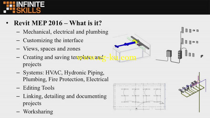 Infiniteskills - Learning Autodesk Revit MEP 2016的图片1
