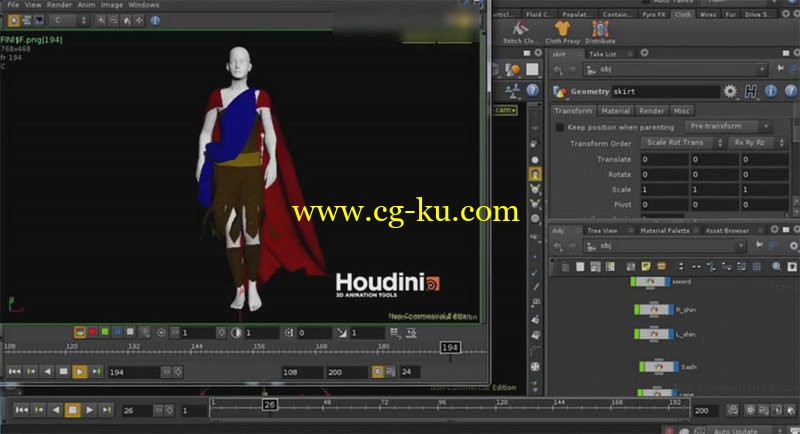 4部 cmiVFX 系列的houdini教程的图片2