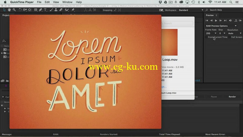 after effects Hand Lettering In Motion的图片1