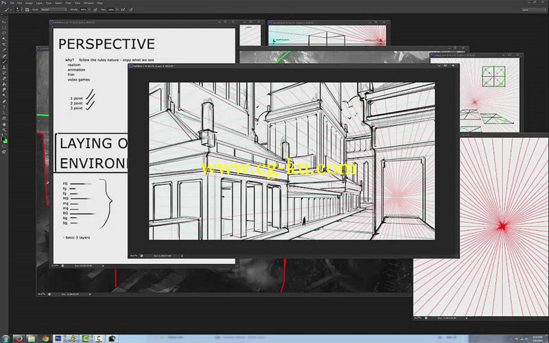 Gumroad - Environment Design Basics 2 Perspective and Basic Layout的图片1