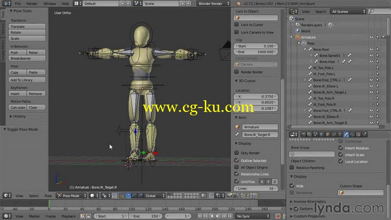 Lynda - Rigging a Humanoid Character with Blender的图片1