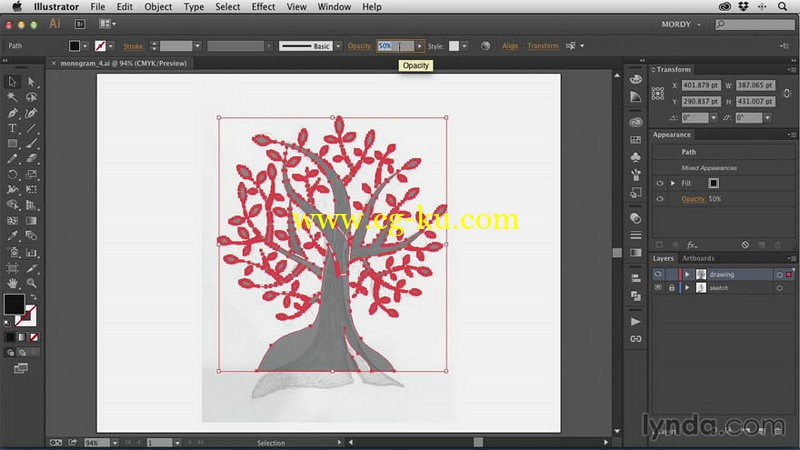 5部Lynda系列的Illustrator教程的图片3