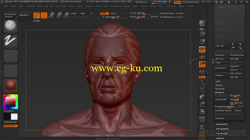 3部Lynda系列的ZBrush教程的图片1