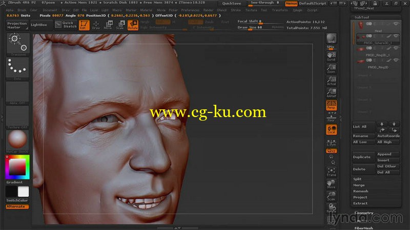 3部Lynda系列的ZBrush教程的图片2
