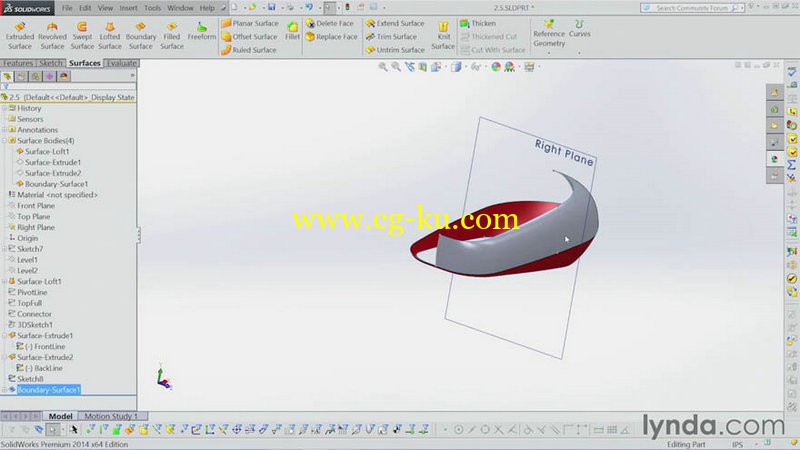 Lynda - Surfacing With Solidworks的图片1