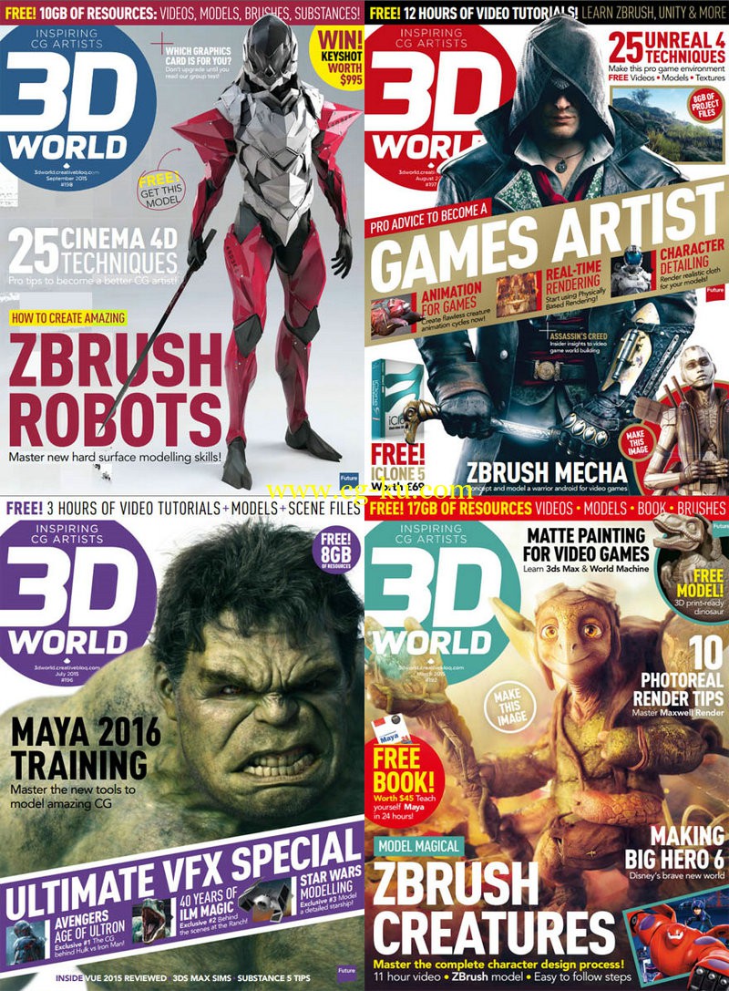 3D World - March - sep2015的图片1