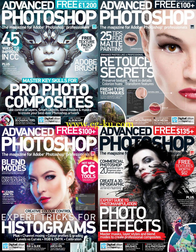 Advanced Photoshop UK - Issue 131-134 2015的图片1