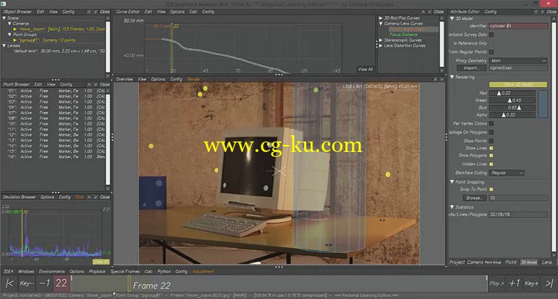 Cgsociety - Matchmoving in 3D Equalizer的图片1