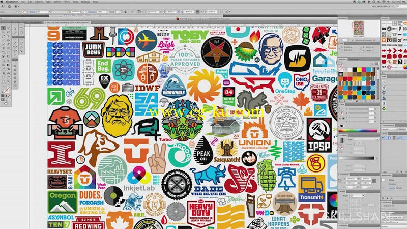 SkillShare - Logo Design the Draplin Way Building with Shape Type and Color的图片1