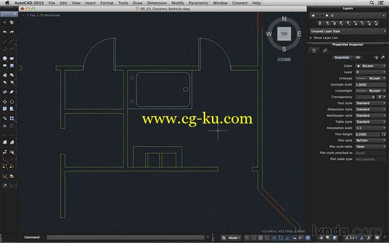 Lynda - Using Dynamic Blocks in AutoCAD for Mac的图片1