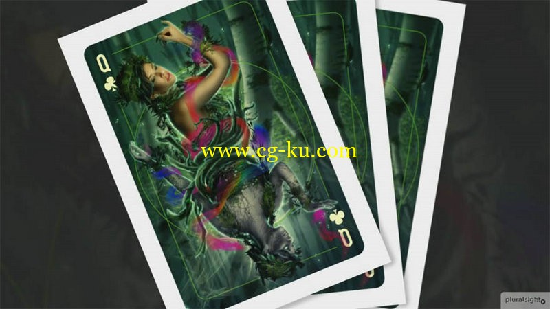 Digital Tutors - Creating Artistic Playing Cards in Photoshop的图片1