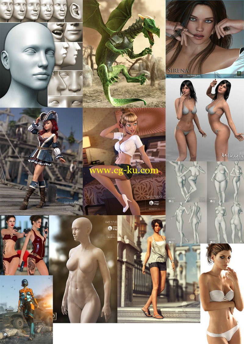 13组 Daz3d/poser 资源包的图片1