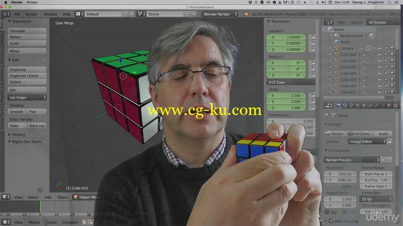 Udemy - Create a Rubik's Cube in Blender的图片1
