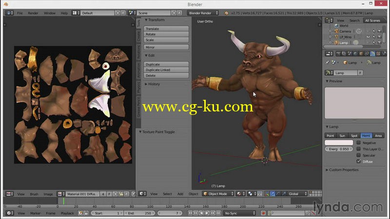 Lynda - Blender Creating a Game Character的图片1