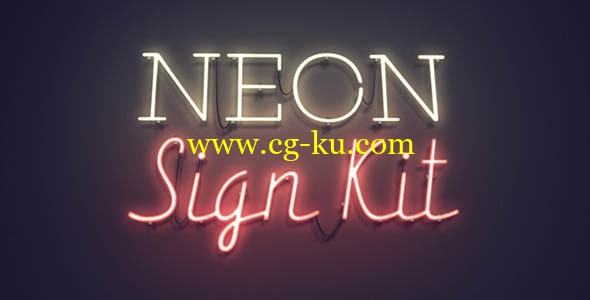 VideoHive - Neon Sign Kit的图片1
