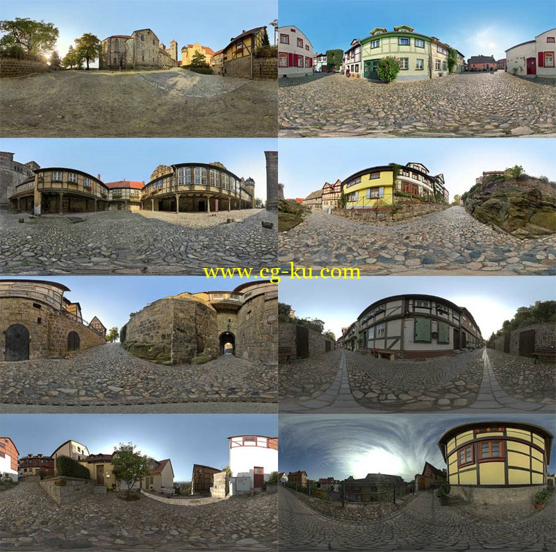 3DTotal HDRI Medieval City Collection的图片1