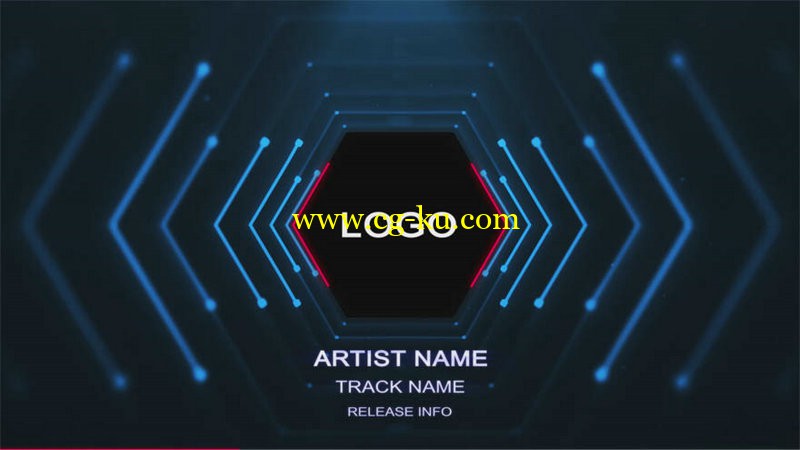 after effects - Hexagon Tunnel Template的图片1