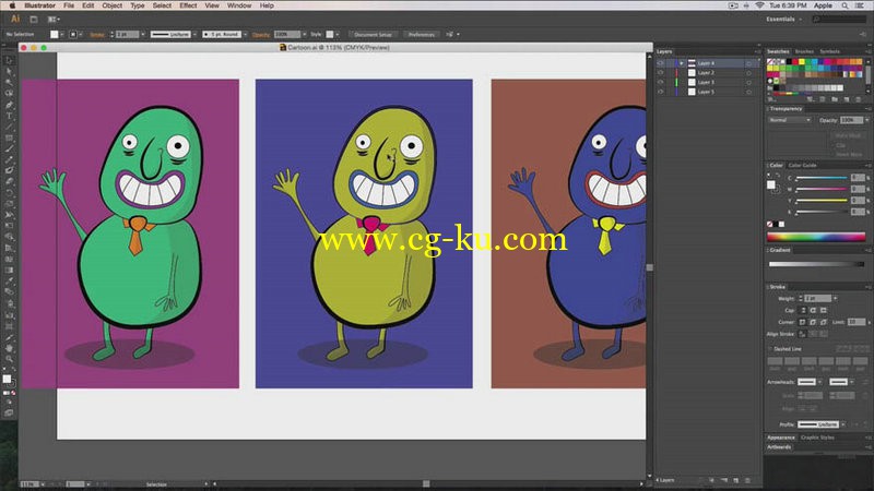 Udemy - Drawing a Character on Adobe Illustrator II的图片1