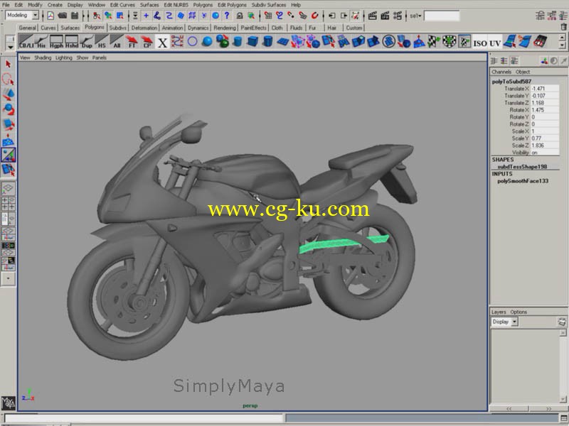 Simply Maya Yamaha R1的图片1