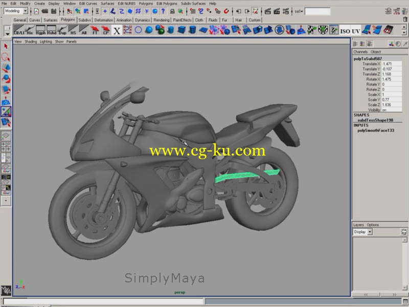 Simply Maya Yamaha R1的图片1