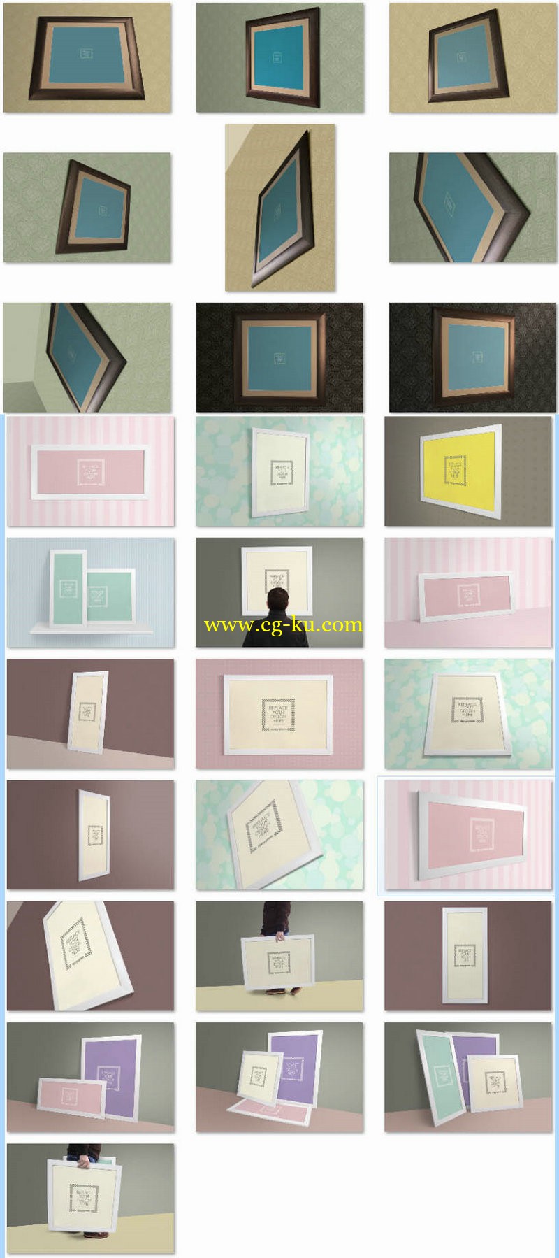 creativemarket - Photo & Poster Frame Mockup Bundle - 411060的图片1