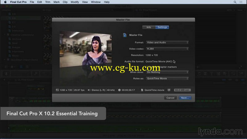 Lynda - Getting Started with Final Cut Pro 10.2.x的图片1