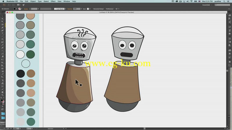 KelbyOne - Creating Characters in Adobe Illustrator By Pete Collins的图片1