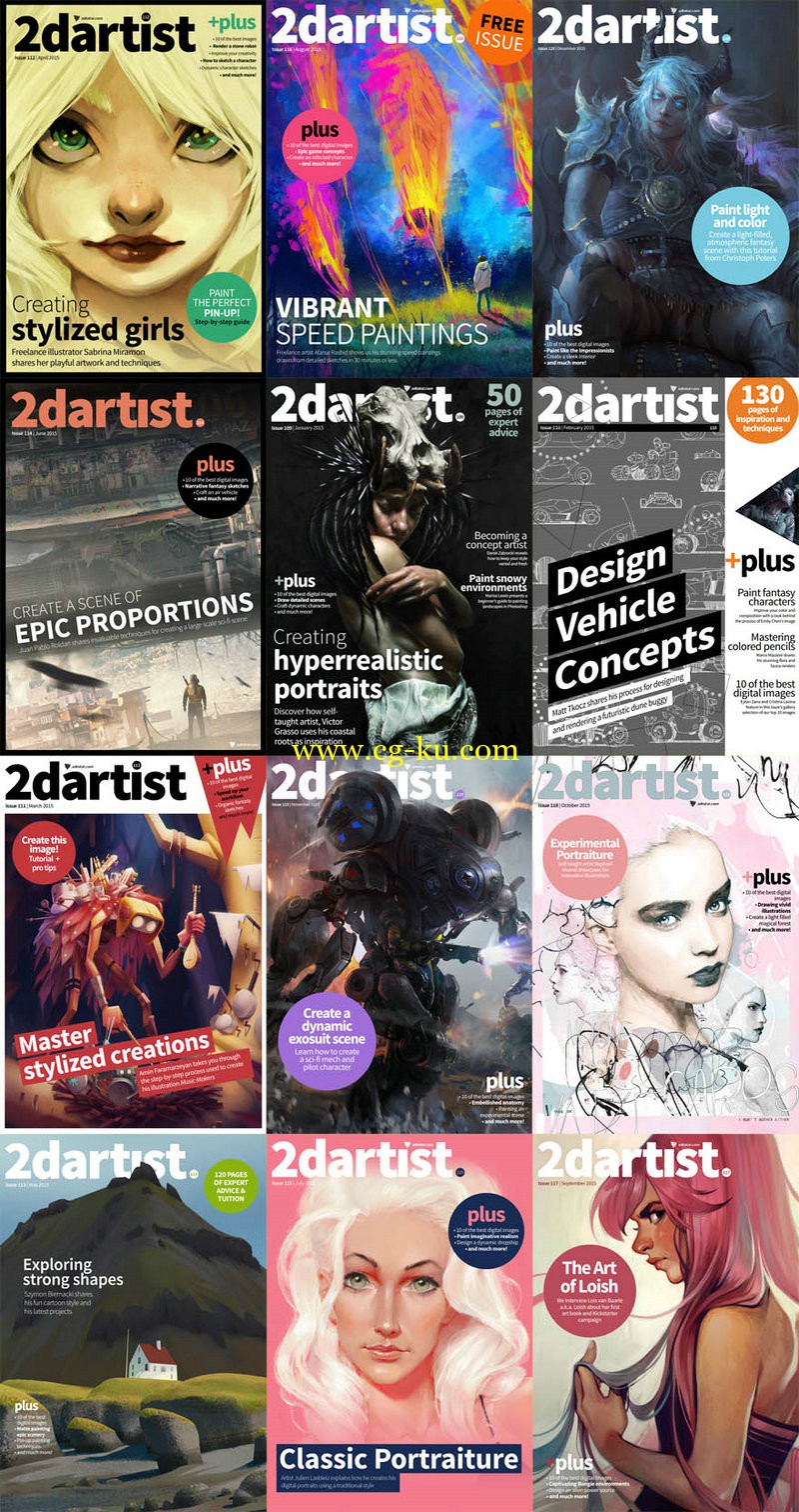 2D Artist 2015 Full Year Collection的图片1