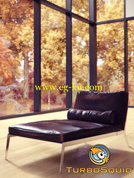 TurboSquid Happy Dormeuse Lounge Chair的图片1