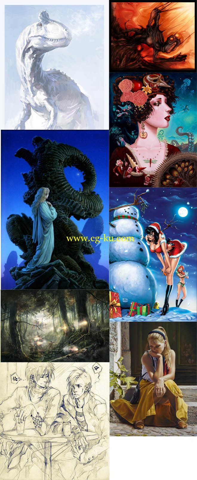 8套插画作品集的图片1