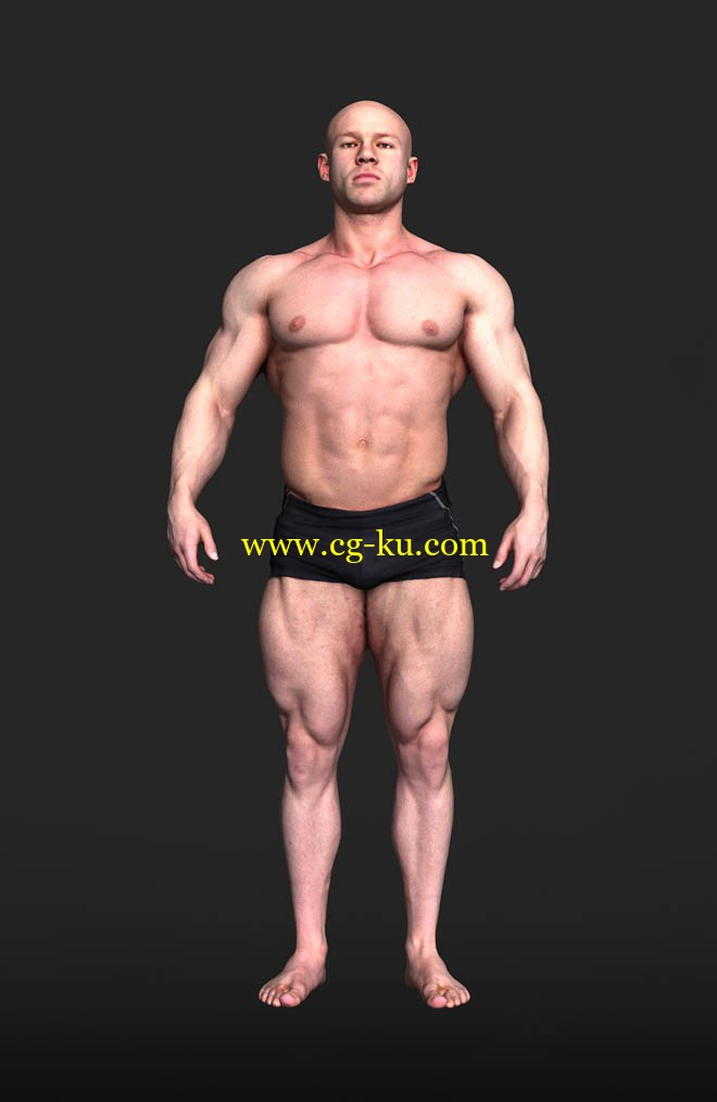 3DSCANSTORE - BODYBUILDER NEUTRAL的图片1