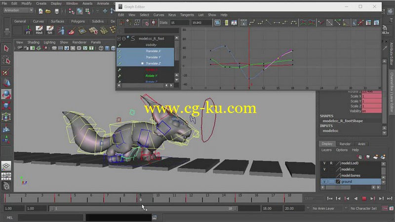 3DMotive - Quadruped Run Cycle in Maya的图片1