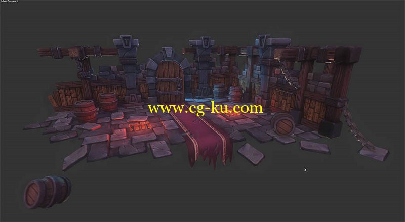 3DMotive - 在玛雅里制作卡通风格的地牢场景的图片1