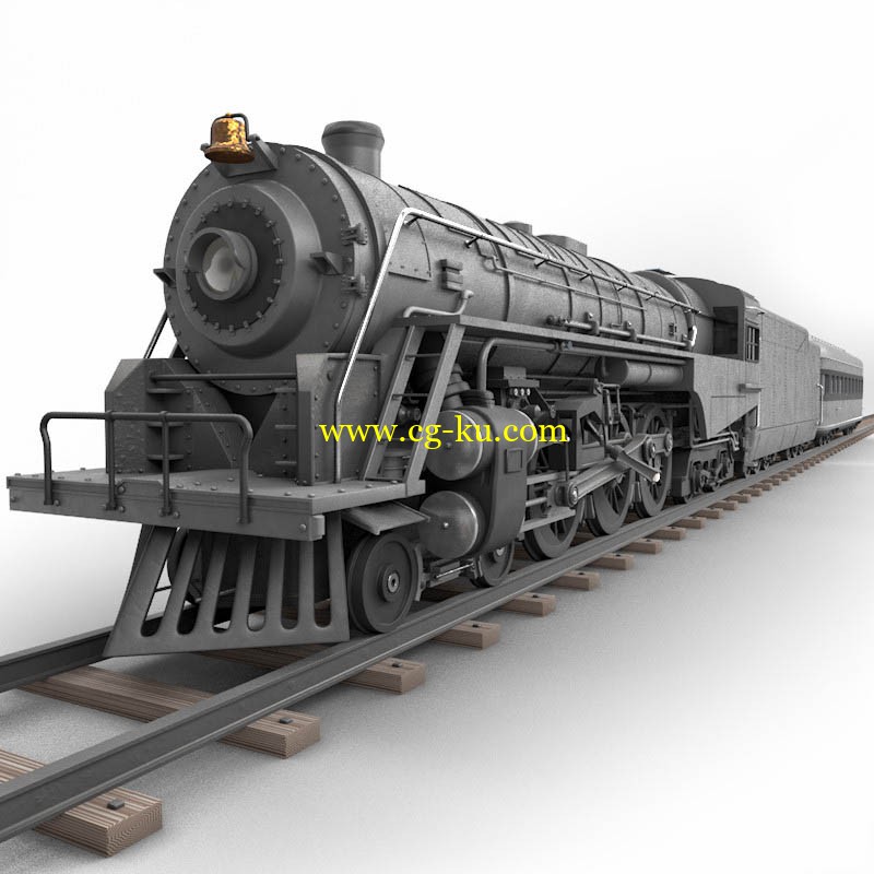 TurboSquid - Berkshire Steam Locomotive的图片1