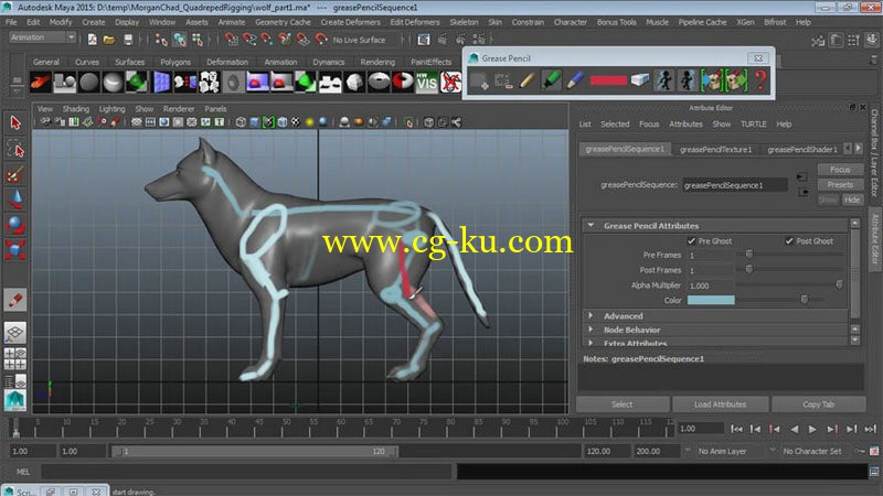 3DMotive - Quadruped Rigging In Maya Volume 1-4的图片1