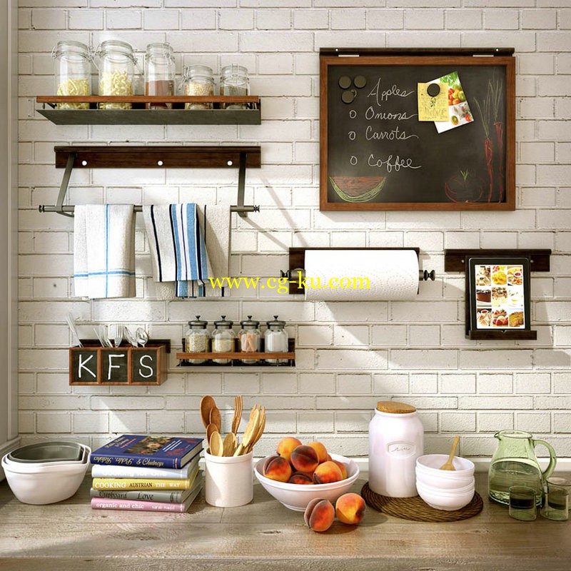 3dsky - Kitchen set PB 02的图片1