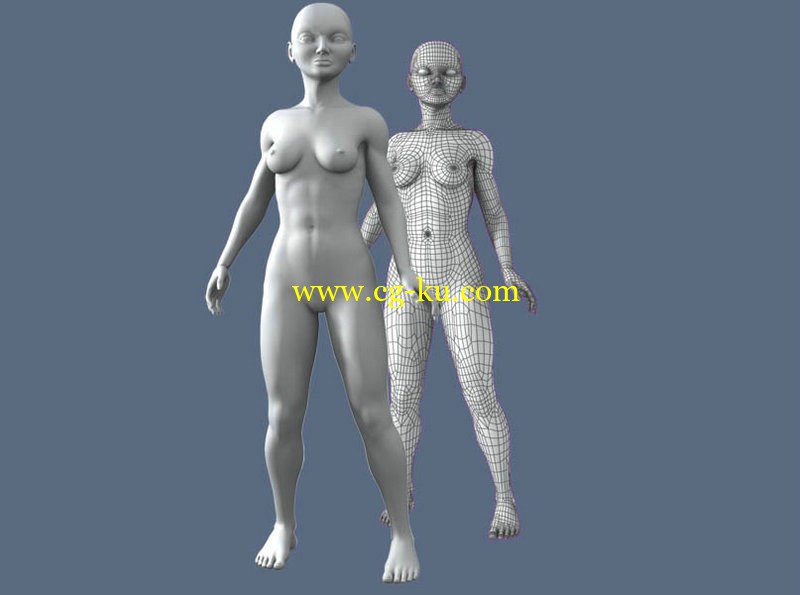3dtotal training - Eva Wild Female Modeling的图片1