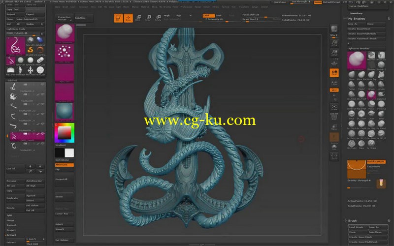 Thomas Wettelbach and Ryan Kingslien webinars on ZBrush Jewelry Sculpting的图片1