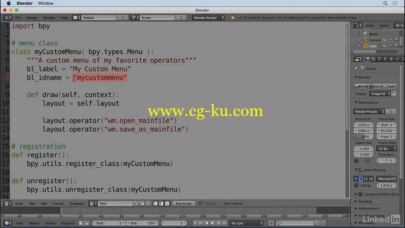 Lynda - Python Scripting for Blender的图片1
