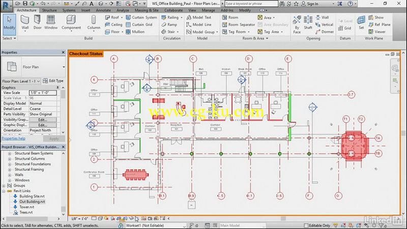 Lynda - Revit Worksharing Users的图片1