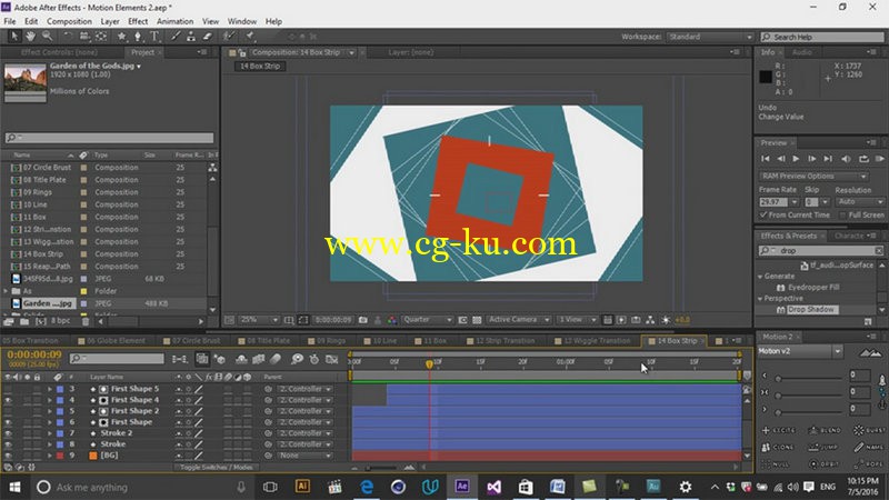 SkillShare - Master in Motion Graphic Element with After Effects的图片1