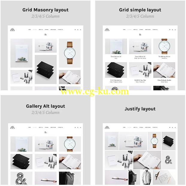 Mountain - The Minimal Portfolio Theme for Inspiration的图片1