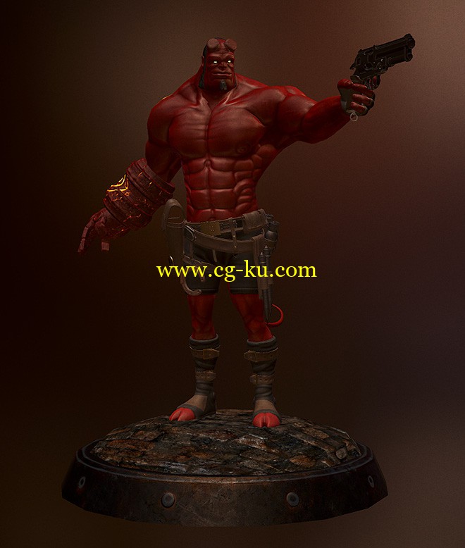 Hellboy Pose - Fan Art的图片1