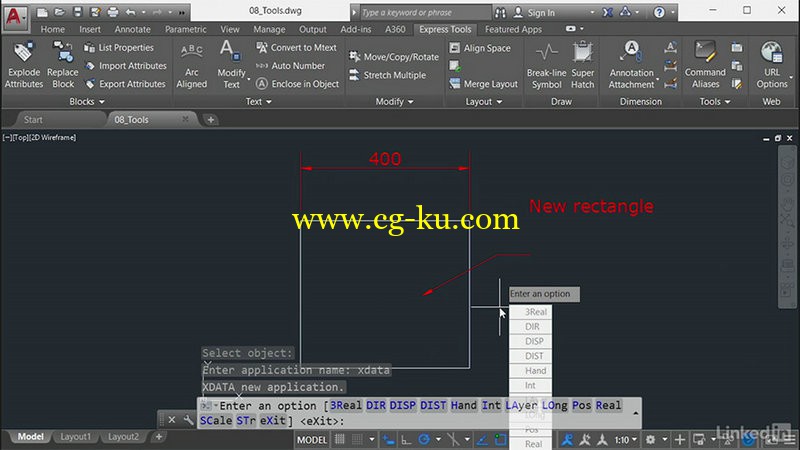 Lynda - AutoCAD Express Tools Workflow的图片1