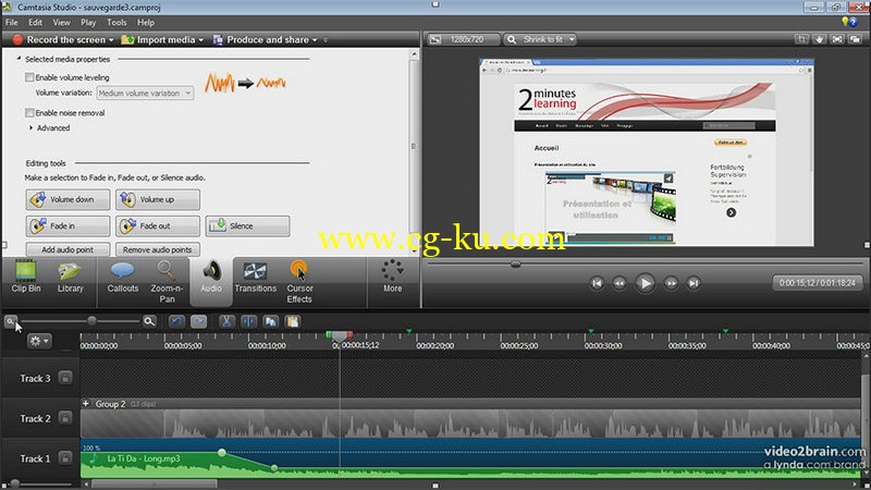 Video2brain - Camtasia 教程合集的图片1