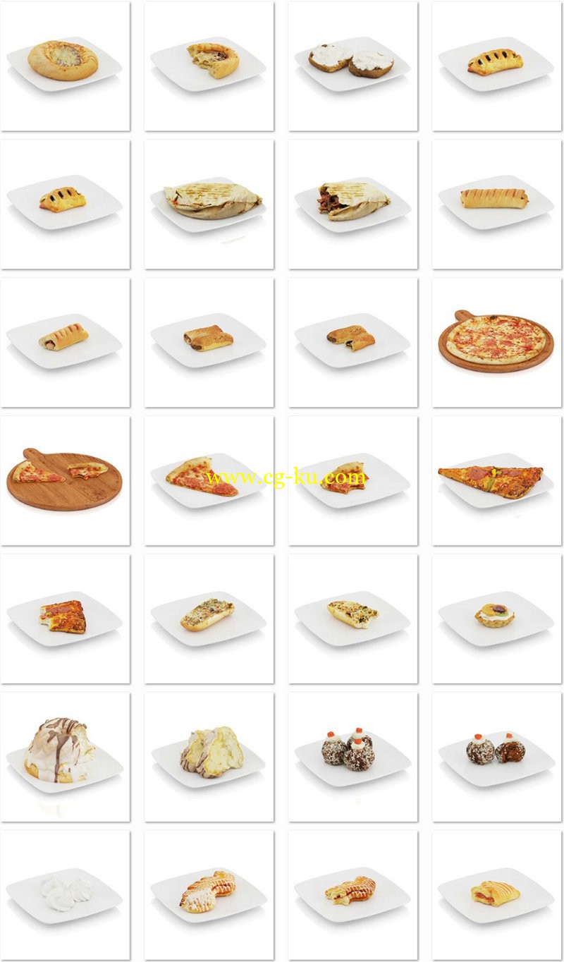 CGAxis Collection Volume 56 - 3D Food III的图片1